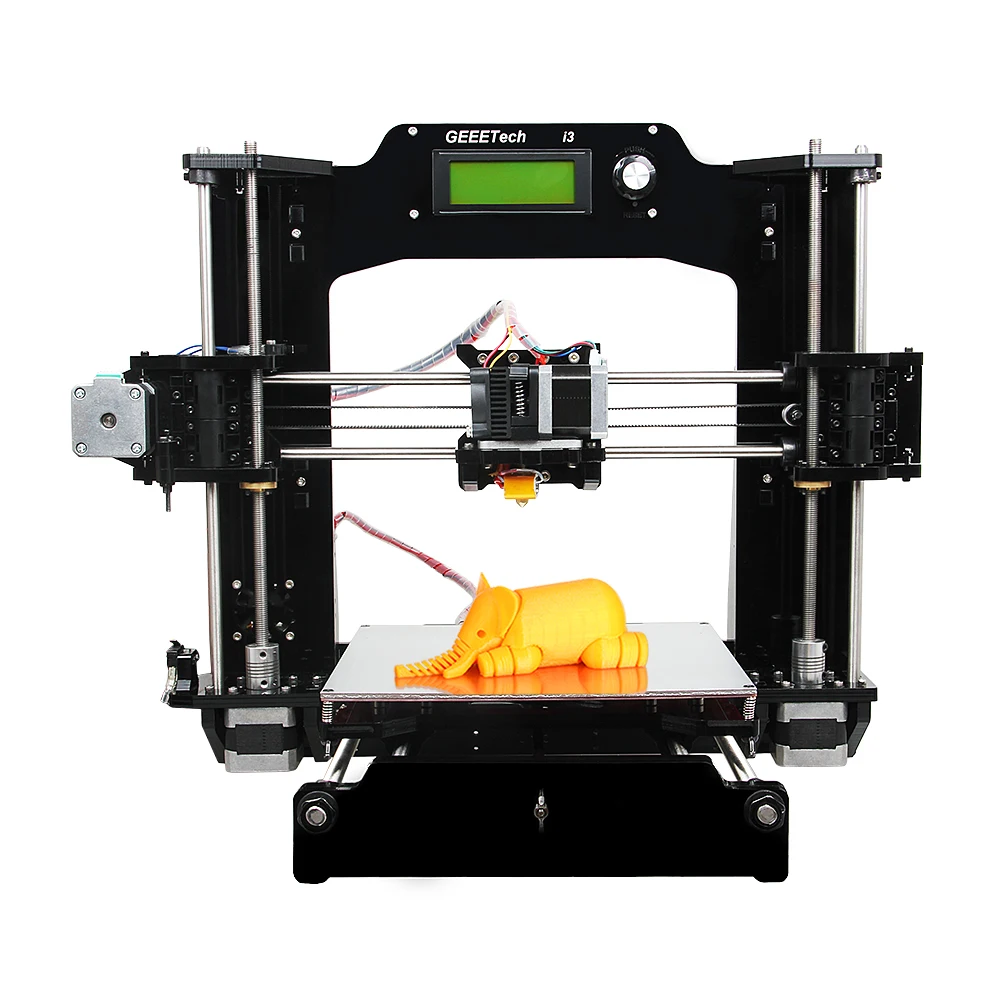 Support 6 Filament !! Geeetech Reprap Prusa I3 X 3D Printer DIY KIT 4-I3 X Print size 200 x200x170mm Wholesale Price 3D Filament