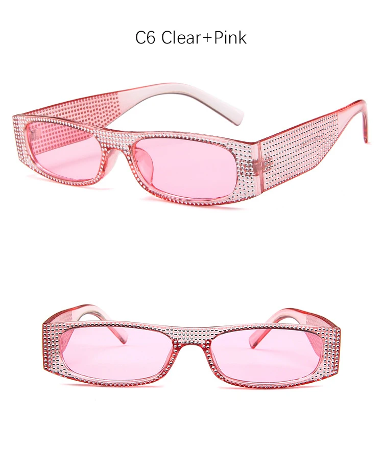 Роскошные квадратные солнцезащитные очки с кристаллами в стиле ретро, маленький итальянский бренд, итальянский бренд, женские солнцезащитные очки с бриллиантами, черные, розовые оттенки
