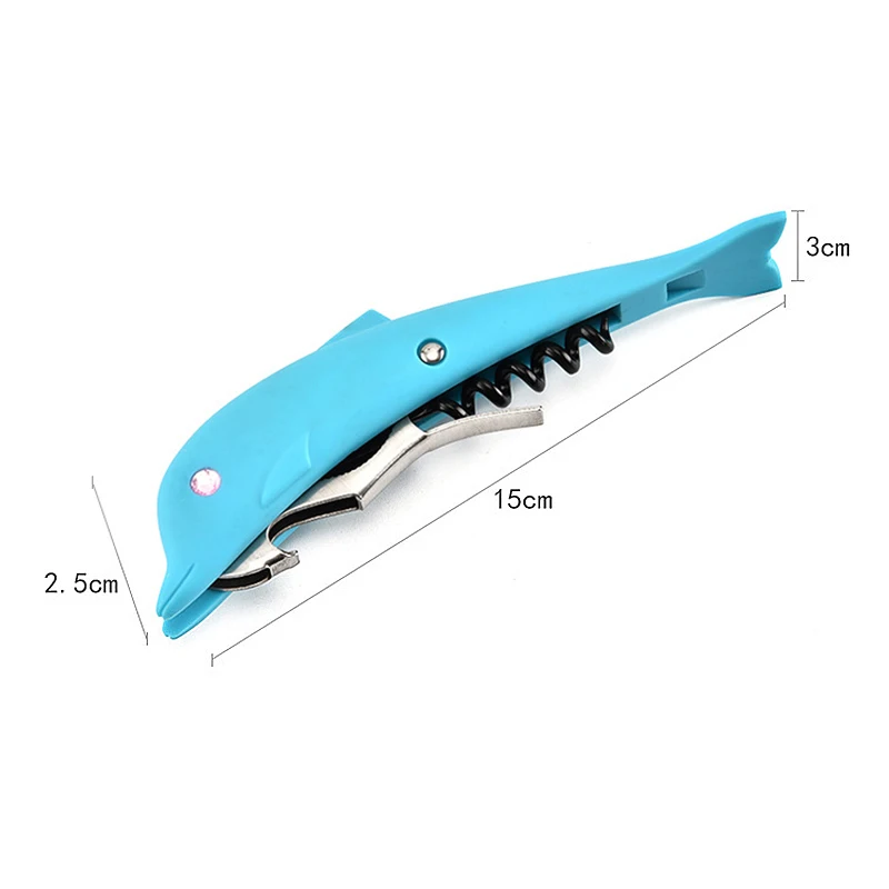 Многофункциональный практичный Дельфин открывалка креативный штопор ручной консервный нож свадебные сувениры и подарки открывалка для бутылок брелок