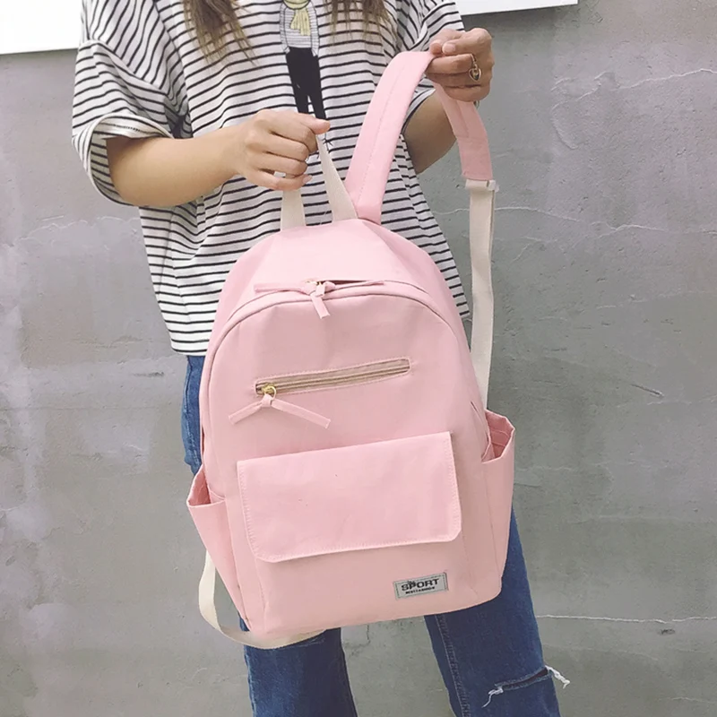 Preppy Style School Girl Backpacks Notebook Bags Middle School Boy