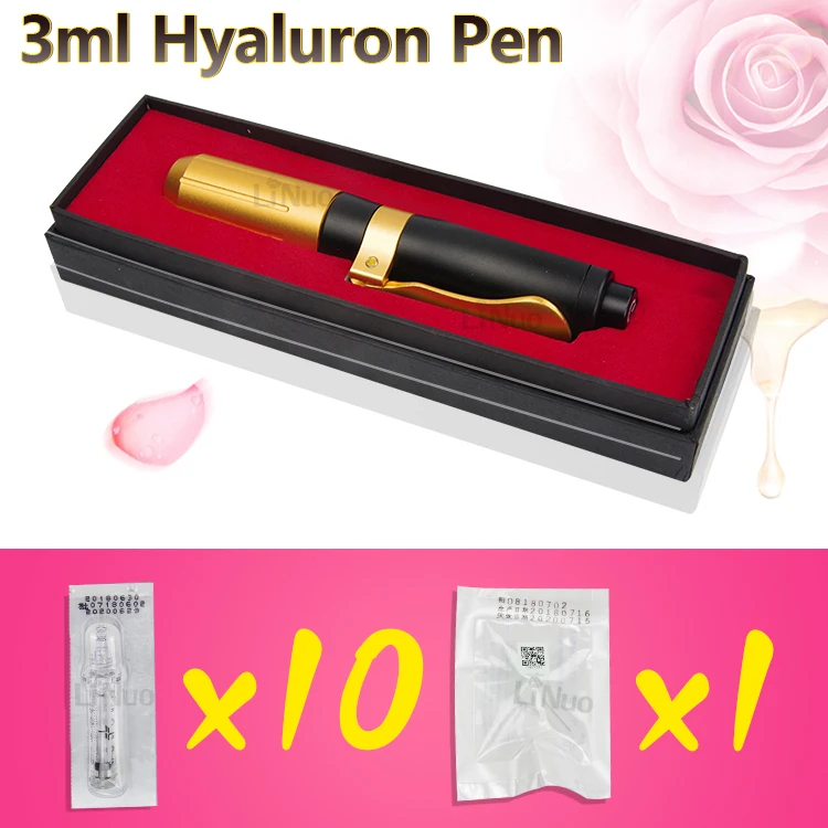 

Free tariff to Germany 3ml hyaluronic pen with 10pcs Syringe and 1 needle free atomizer hyaluron injection pen wrinkle removal