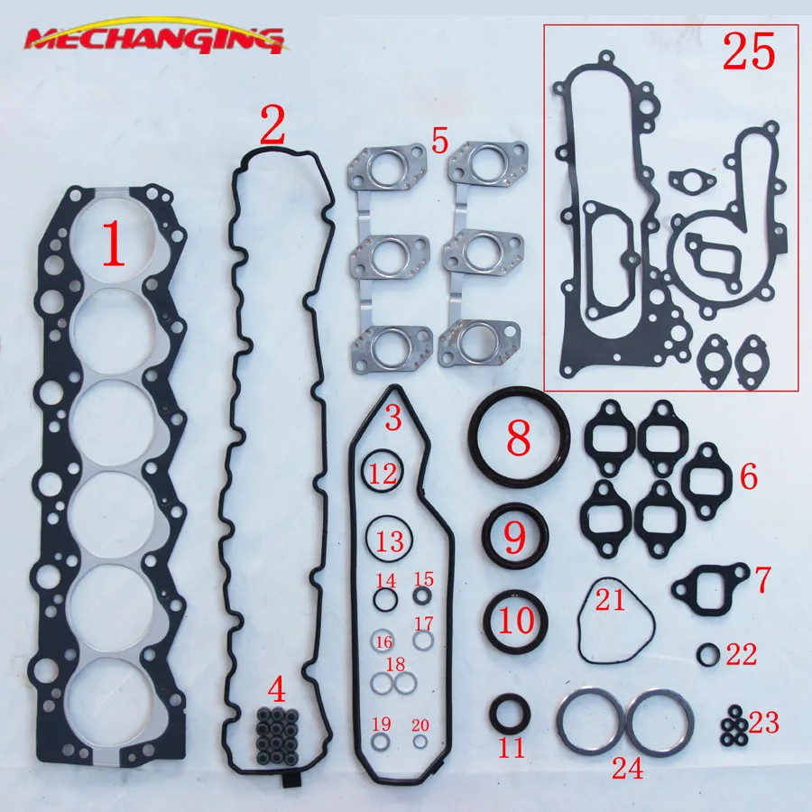 

1HZ 1H-Z For TOYOTA LANDCRUISER COASTER DIESEL ENGINE Engine Gasket Engine seal Gasket Full Set Engine Gasket 04111-17020