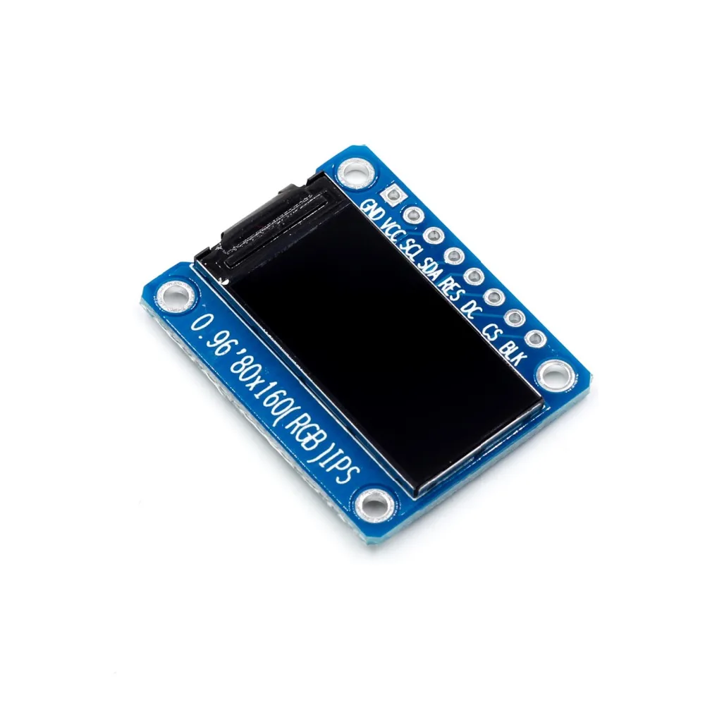 IPS экран 0 96 дюймов 7P SPI HD 65K полноцветный ЖК модуль ST7735 Привод IC 80*160 (не