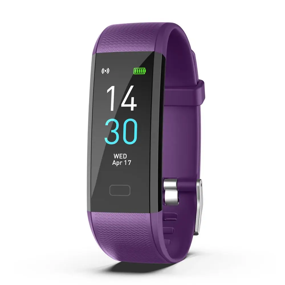 Смарт-часы приложение скачать бесплатно Часы Android IOS часы gps часы профессиональные умные мужские и женские Смарт-часы для Iphone xiaomi - Цвет: Фиолетовый