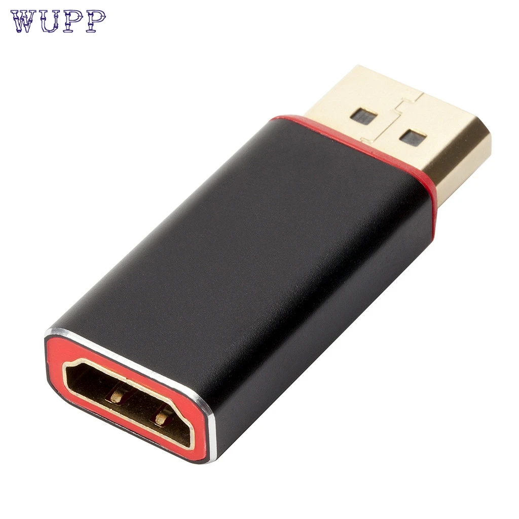 DP к HDMI конвертер 2 шт. 4 к Дисплей порт к HDMI мужчина к HDMI Женский конвертер адаптер видео аудио конвертер Дисплей порт