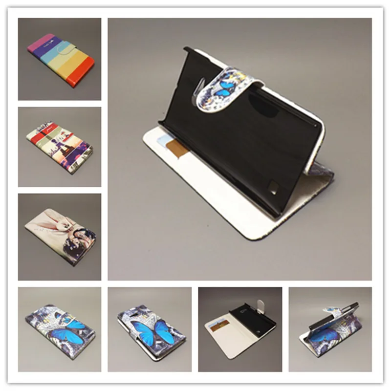 Новый дизайнерский чехол книжка с бабочкой и цветочным флагом для Nokia Lumia 730 735