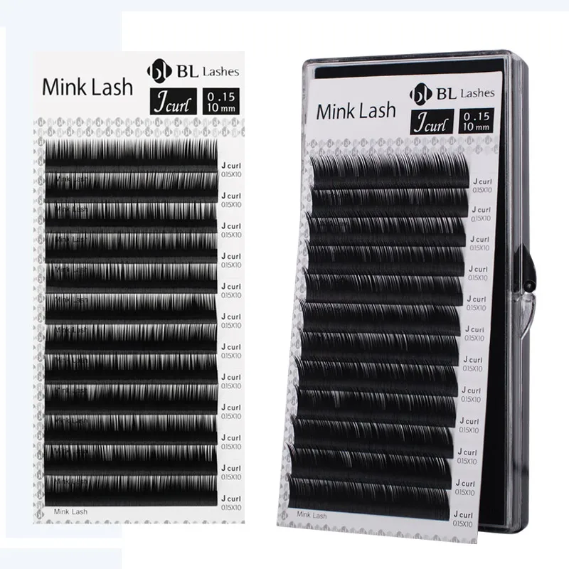 BLINK LASH(7-14) L+ Curl 0,15 Толстые Накладные норковые ресницы, искусственный норковый макияж для наращивания ресниц для салона красоты