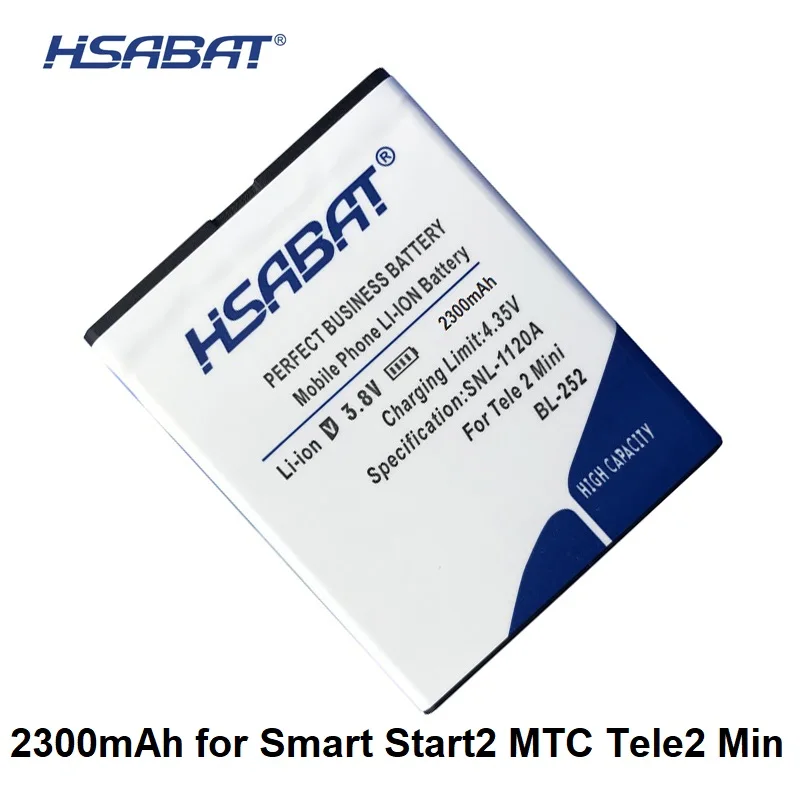 

HSABAT BL-252 2300mAh Battery For Smart Start2 MTC Tele2 Min Batteries