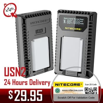 

NITECORE USN2 USB Dual Slot Travel Camera Charger For Sony NP-BX1 Batteries Compatible DSC-HX350 DSC-H400 DSC-HX400 DSC-HX90