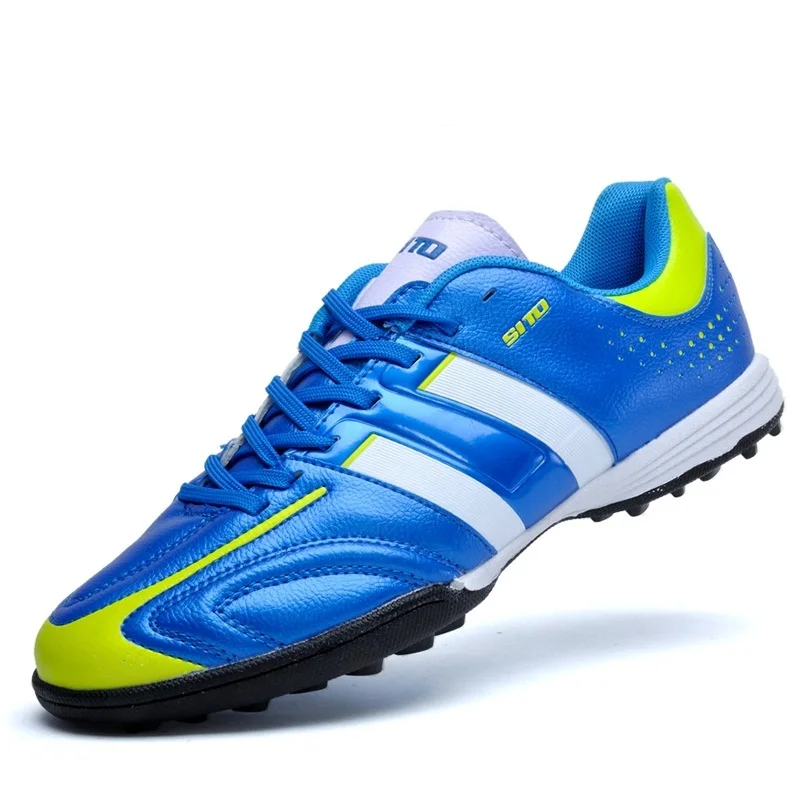 

New Soccer Shoes Men Sports Shoes Male Comfortable Wearable Traning Shoes Pu Leather Football Shoes B1058