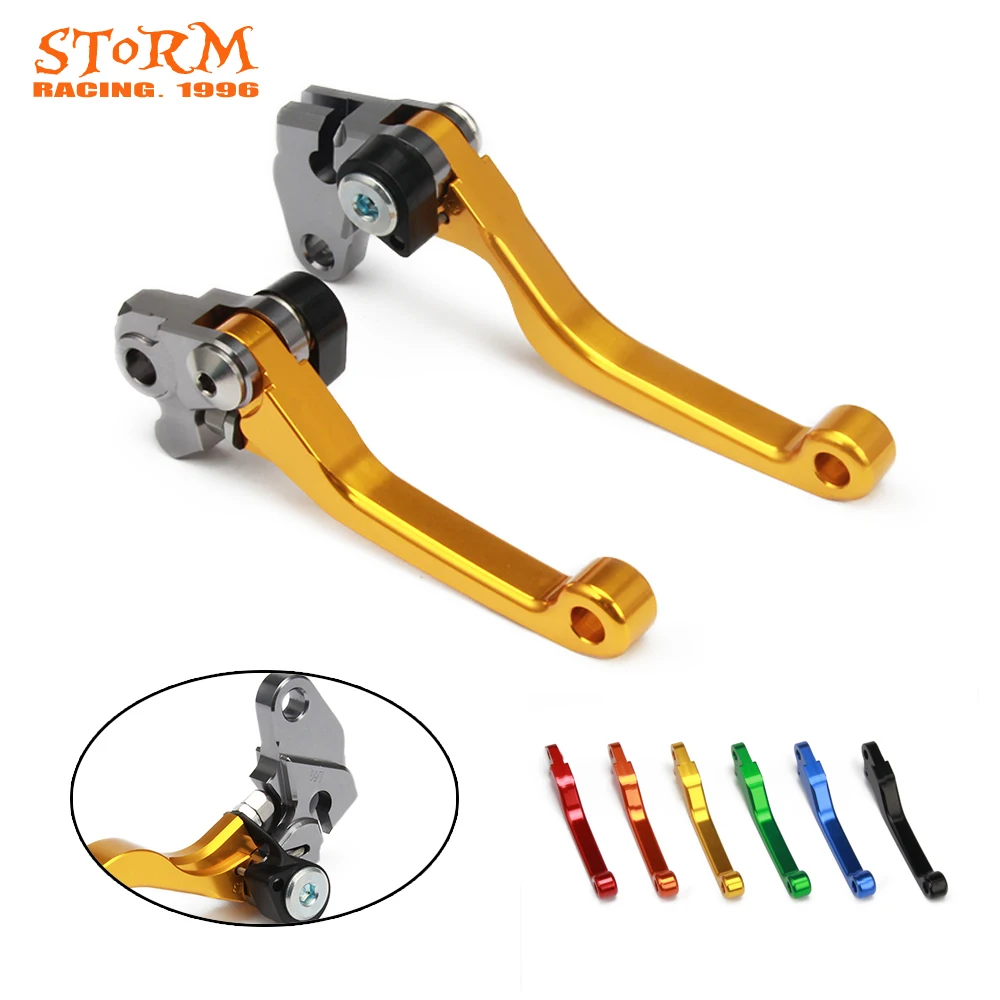CNC Pivot Dirt Foldable Bike Brake Clutch Levers For SUZUKI RM85 RM 85