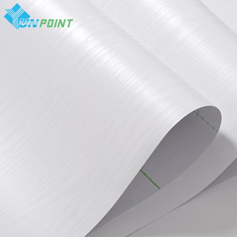 Best Self adhesive Wood Wallpaper White PVC Waterproof Decorative Film Kitchen Cabinet Bedroom Wardrobe Furniture Renovation Stickers