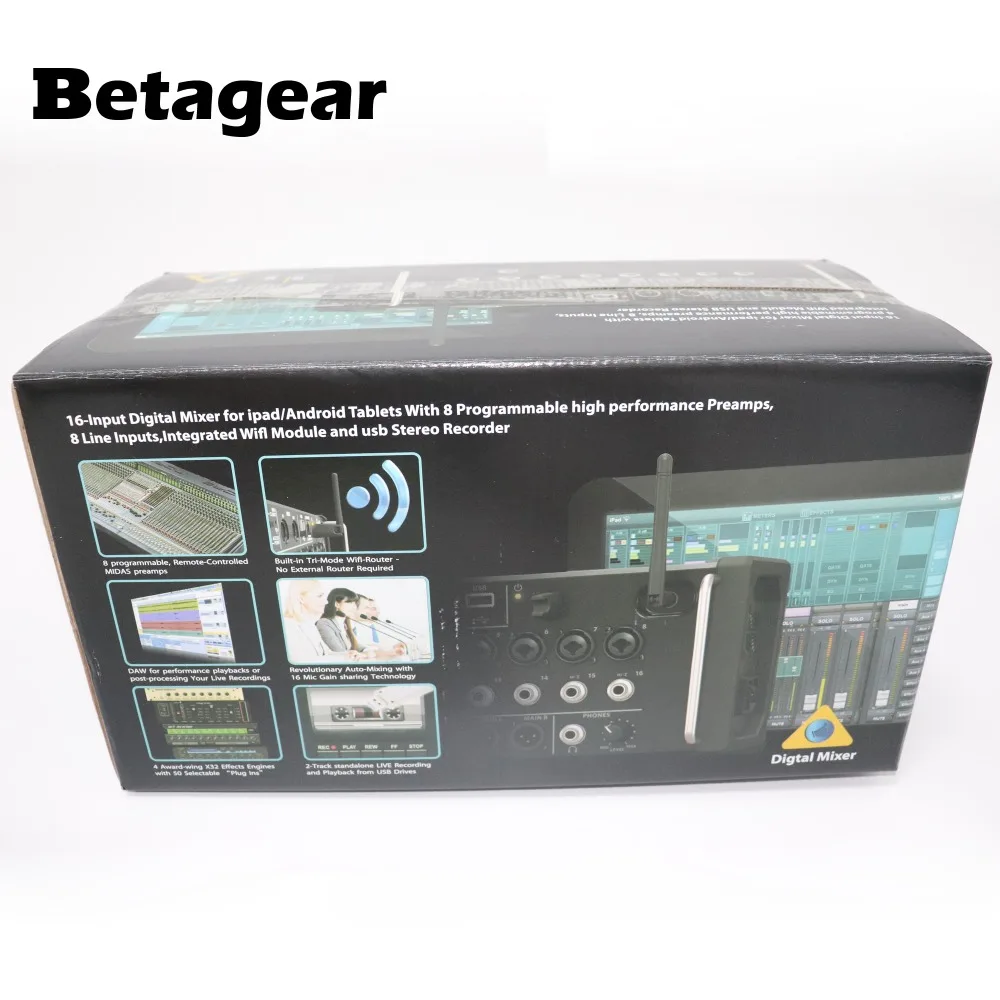 Betagear 16 Channel Digital Mixer for Ipad/Android