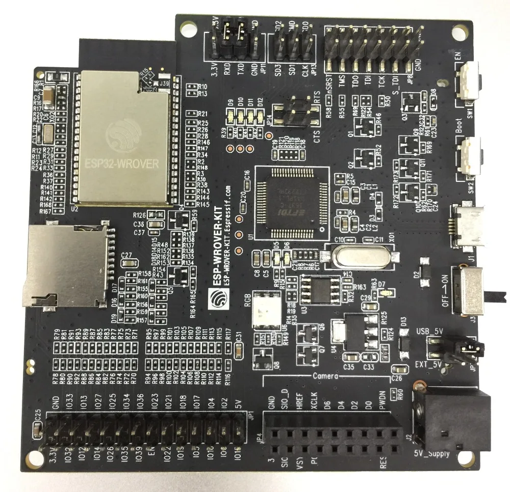 Esp32 elf. Esp32 wrover. esp32 microsd. esp32 psram. espressif esp-wrover-kit.