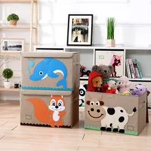 Caja con tapa XL para Ropa | Organizador de tela para Juguetes
