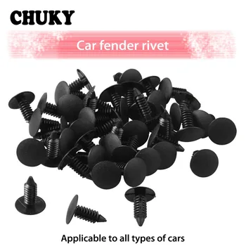 

CHUKY Car Clips Fender Bumper Shield Retainer Trunk Door Rivet Fastener For Abarth Fiat 500 BMW E60 E36 Mercedes Benz W204 Volvo