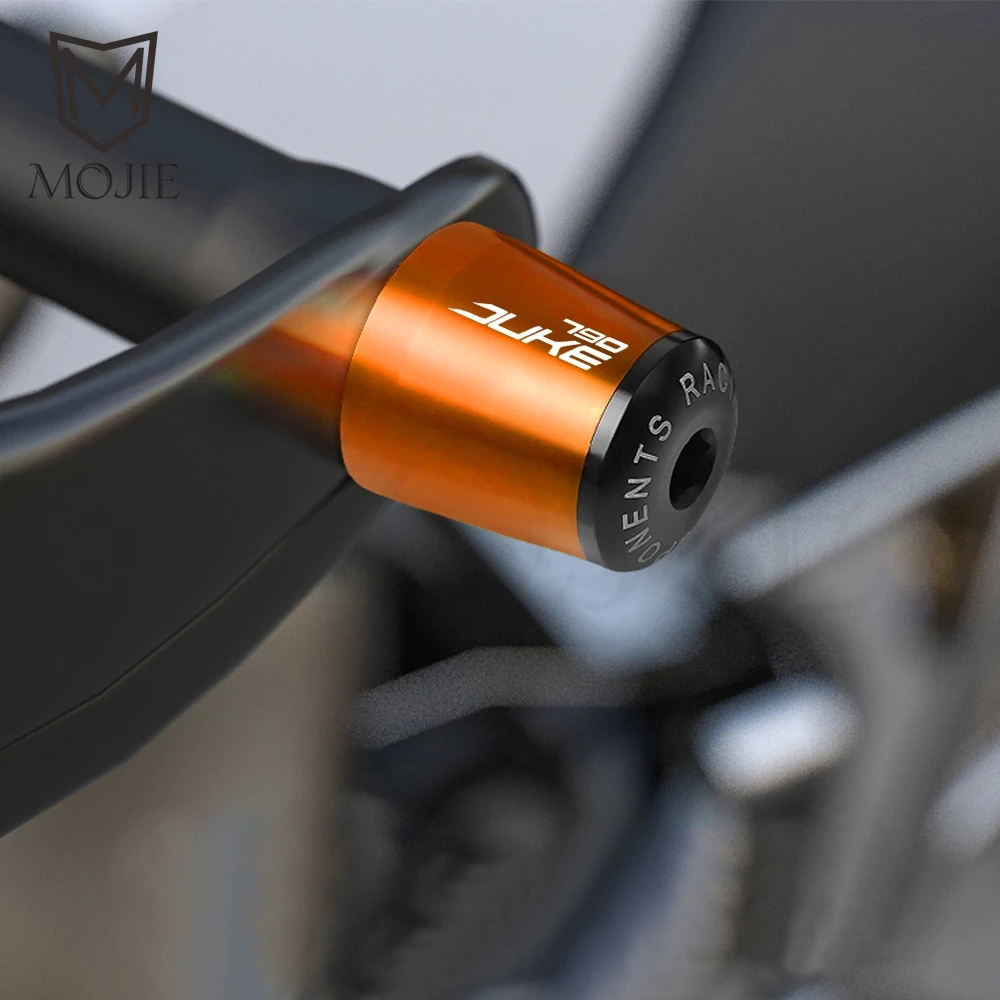 

Motorcycle Accessories 22MM Handlebar Hand Grips Handle Bar End Cap For KTM DUKE 790 DUKE790 2018 Handlebar Grips Bar End Cap