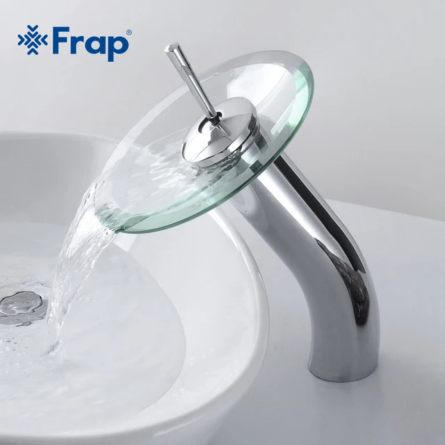 Frap Br Circle Waterfall Gl Bathroom Basin Mixer Tap Frap Br Circle Waterfall Gl Bathroom Basin Mixer Tap Faucet Sink Vessel Chrome Polished Finish