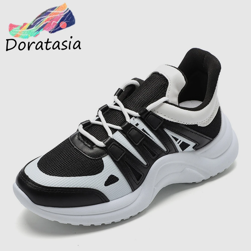 

DORATASIA 2019 New Brand Design Comfortable Sneakers Women 2019 Autumn 36-41 lace-up Flats Casual Women Tennis Shoes Woman