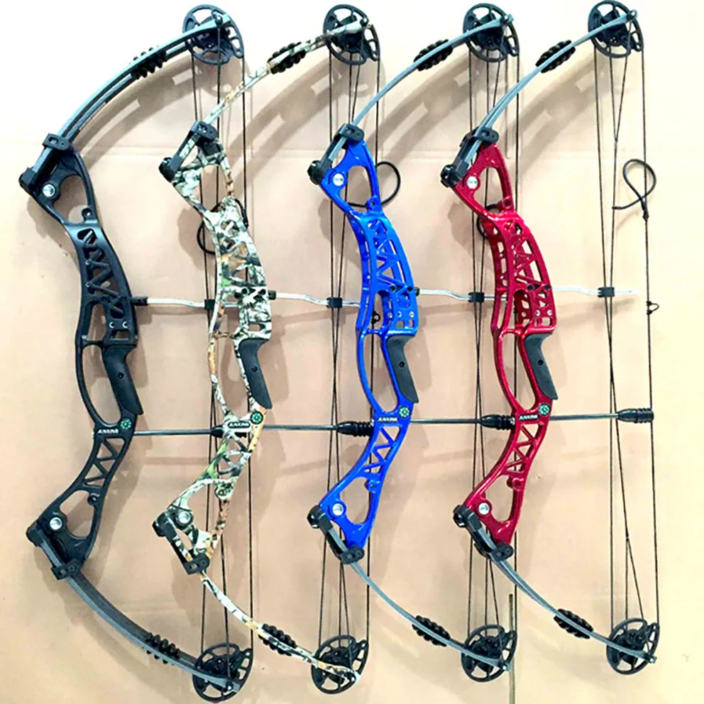 

Hunting Archery Compound Bow 40-60lbs Aluminum Alloy Slingshot Bow with Peep Sight for Adult Hunter Outdoor Hunting Shooting