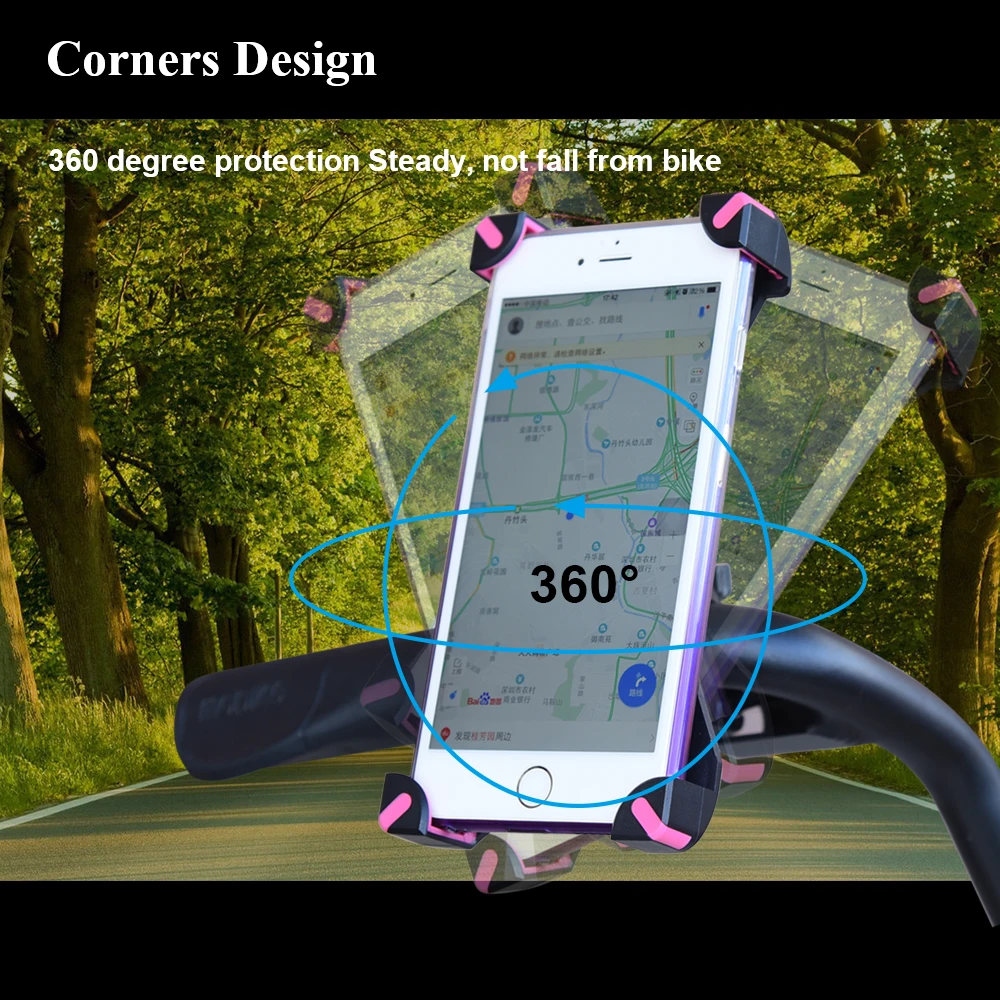 Eqvvol универсальный велосипедный держатель для телефона samsung для iphone Электрический мотоцикл горный велосипед держатель для мобильного телефона
