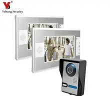 Yobang Security 7″TFT Wired Video Intercom Doorbell Rainproof Door Phone Doorbell IR Camera Night Vision Hand-free Intercom