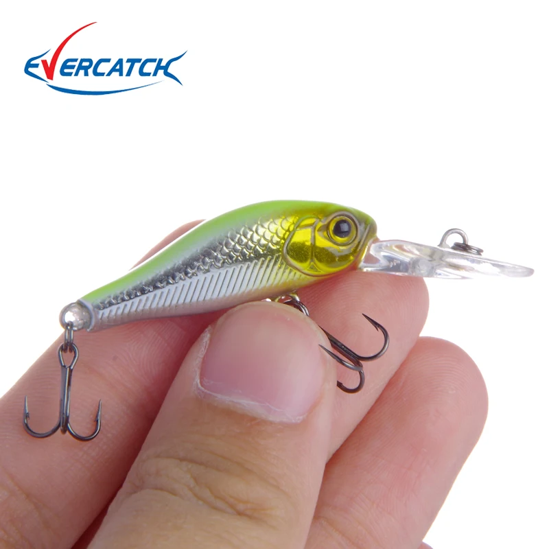 

2018 EVERCATCH Retail Fishing tackle Hot A+ fishing lures shad,5color for choose quality professional minnow 35mm/2.4g minnow