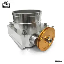 100 мм CNC алюминиевый воздушный впускной коллектор с высоким потоком двигателя дроссельной заслонки HU-TB100