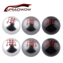 SPEEDWOW Car 5/6 Speed Manual Transmission Gear Shift Knob Ball M10x1.5 Thread Shifter Lever Handle For Honda Civic City CRV possbay car gear shift knob handle cover for audi mercedes hyundai buick toyota honda 5 speed manual transmission gear shifter