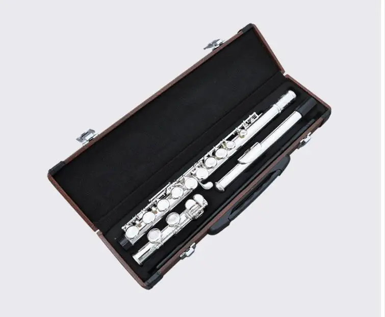 High grade exquisite flute box, flute package, flute, leather box, 16