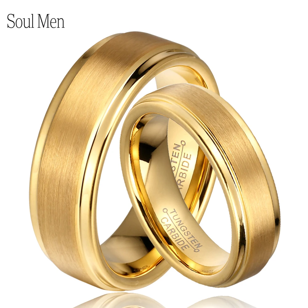Мужские кольца из карбида вольфрама 8/6 мм 1 пара|set diamond ring|ring settings silverset table napkin rings |