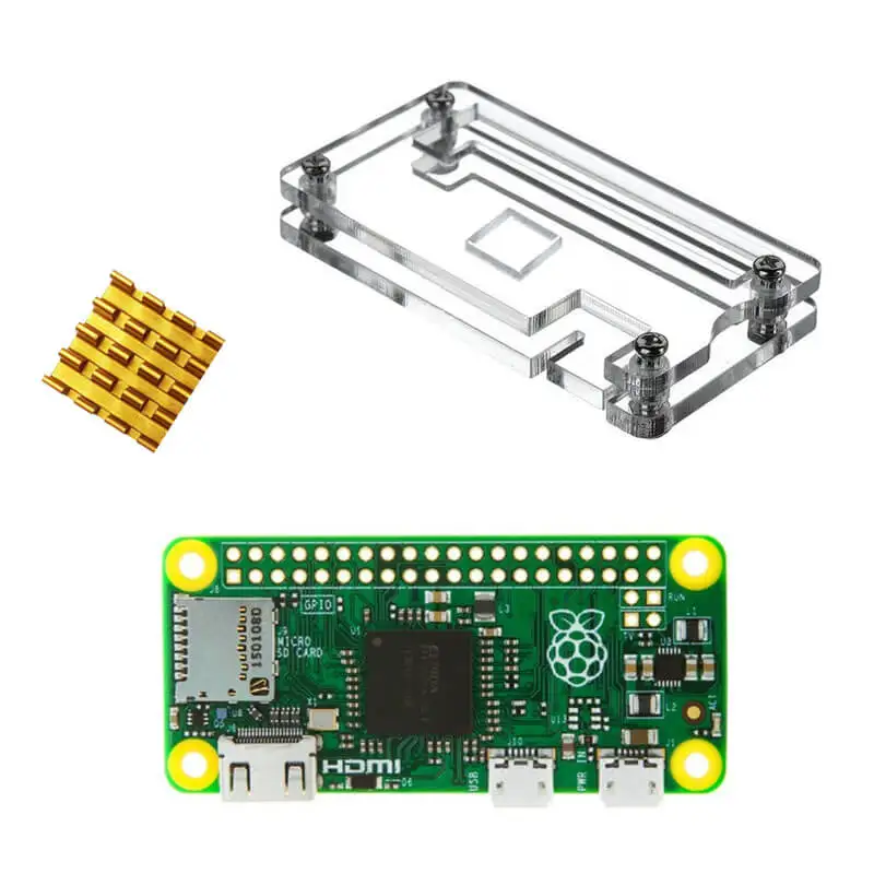 

Raspberry Pi zero Pi0 Board Version 1.3 Linux with case and Heatsinks