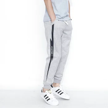 

Casual Men Pants Hip Hop Autumn Winter Pencil pants 2017 Brand Male Trousers letter printing Pants Sweatpants Plus Size S-5XL