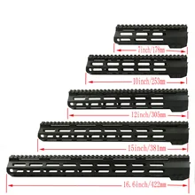 Тактический 7 ''10'' 12 ''15'' 16,6 ''M-lok стиль поручень Пикатинни система крепления Охотничьи аксессуары