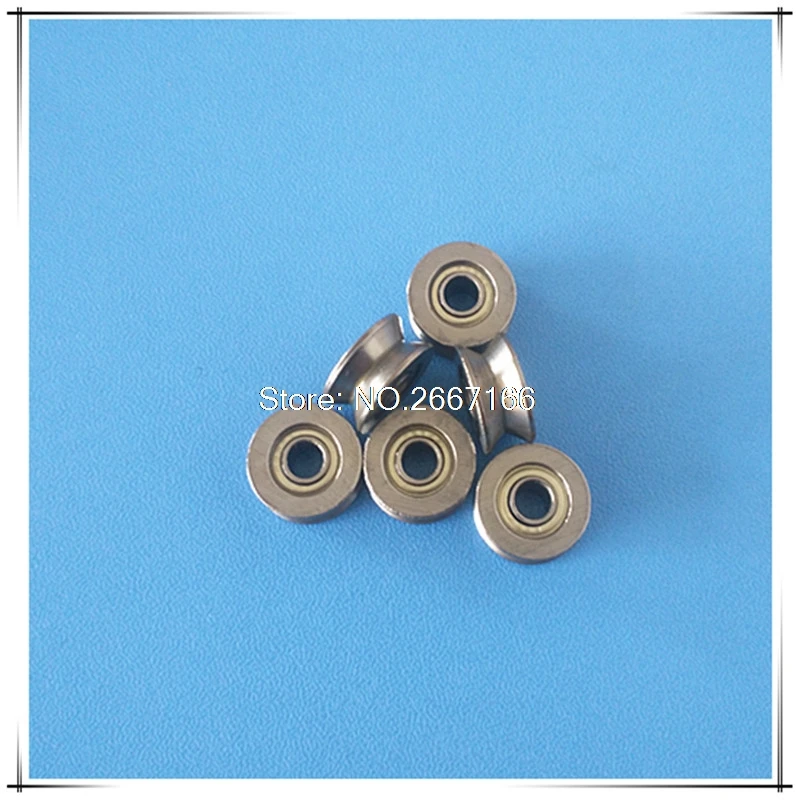 

500pcs/lot V624ZZ 624VV V groove sealed ball bearings 4x13x6 mm pulley roller wheel bearing with V-shaped slot V624ZZ