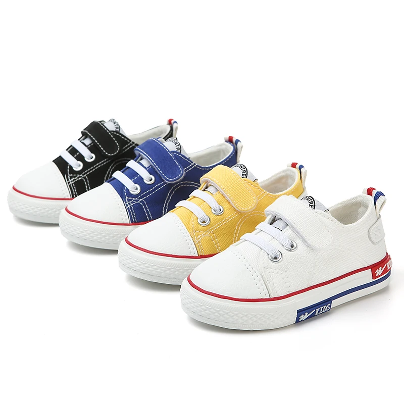 High Quality Breathable Anti-slip Children Casual Shoes Hoop & Loop Outdoor Sports Shoes Boys Girls Infant Tennis Kids Sneakers 
