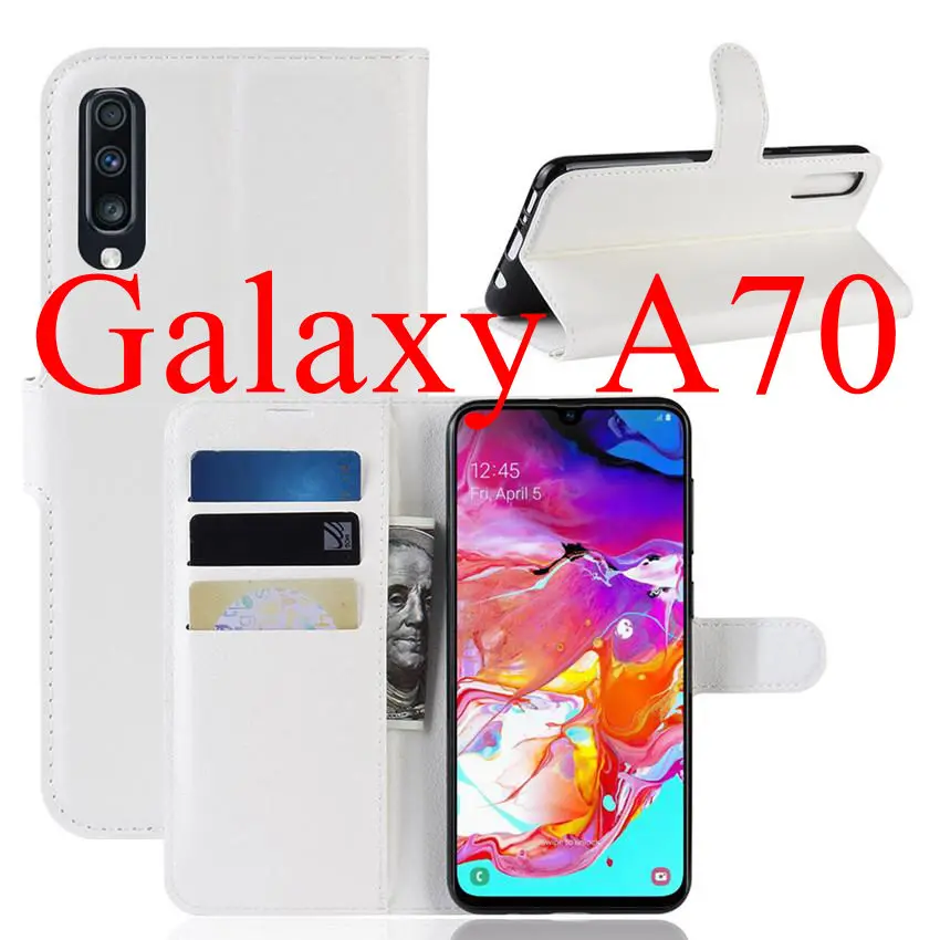 A50 A40 A60 A70 Чехол Флип кожаный чехол для samsung Galaxy A50 A40 A60 A70 крышка полное покрытие Защитная пленка для экрана, защита пленка