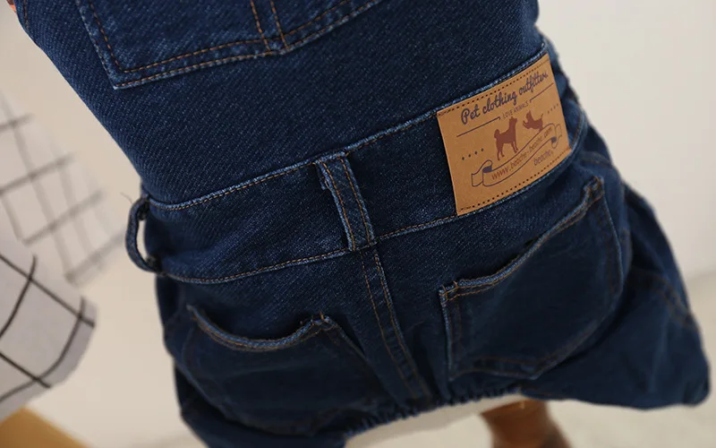 [MPK Dog denim Комбинезоны] джинсовые комбинезоны для собак, джинсы для собак подходят для французских бульдогов, джинсы для собак Мопсов