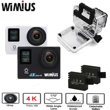 Wimius 2.0 LTPS+0.66 Status Screen 4K Wifi Sports Action Video Cameras Full HD 1080P Go Waterproof 40M Pro outdoor Bike Camera