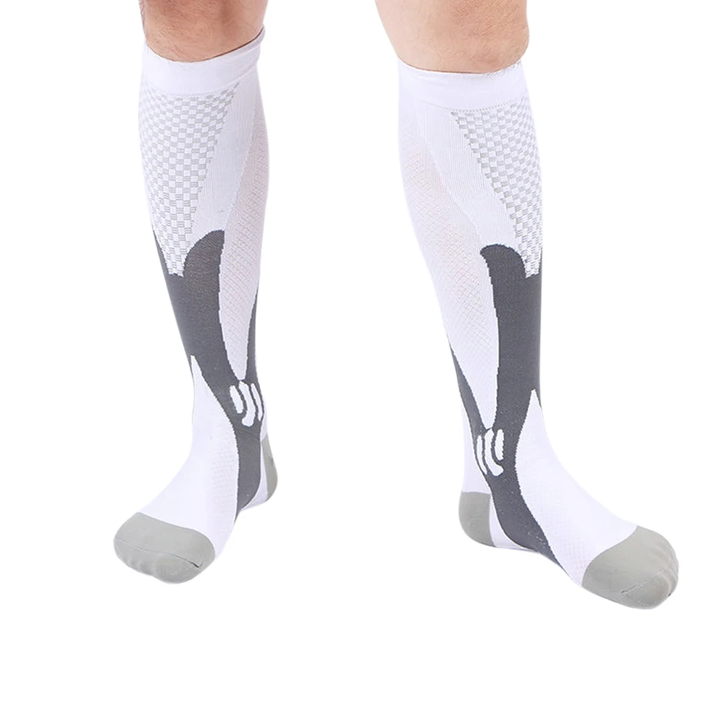 

Men Compression Socks Orthopedic Support Stockings Calf Guard Protector for Running Football Skiing YA88