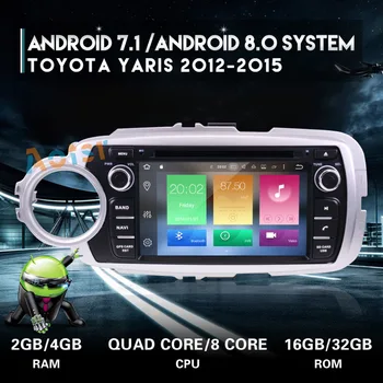 

7"1080P HD Video Octa Core Android 8.0 Car DVD Player Stereo GPS Navigation Radio Headunit For TOYOTA Yaris 2012 2013 2014 2015