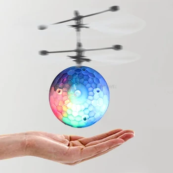 

Flying Ball Toys LED Hover Float Music Auto-induction Remote Helicopter UFO Gift D27 dropshipping