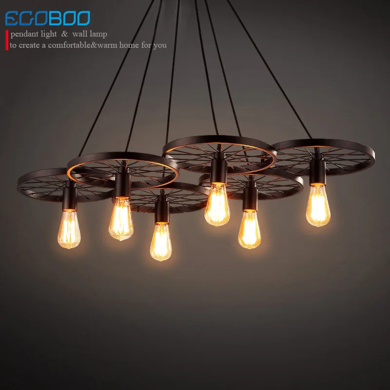 Industrial Vintage Pendant Lamp Loft Retro Lamp Copper Lamp Holder for Bar and Restaurant 110V-220V