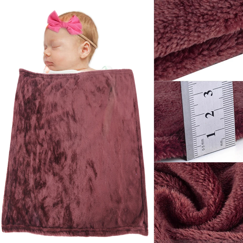 

Urijk Brown Soft Baby Sleeping Blankets Throw Kids Blanket Warm Coral Blankets Flannel Beds/Plane/Sofa Cover Sherpa Bedspread