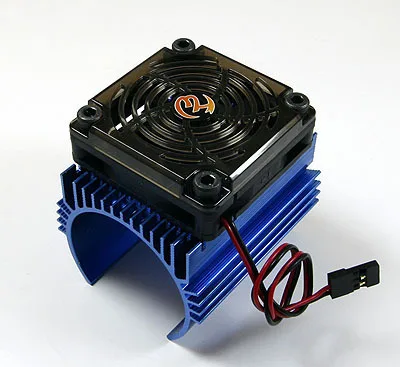 

Hobbywing Motor Radiator Heart Sink + 5V Fan Suitable 4465 Motors Input 2S Lipo for 1/8 RC Car
