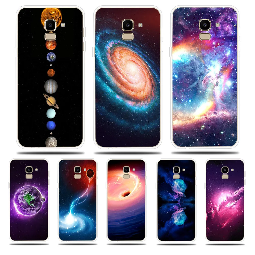 

Universe Milky Way Silicone Phone Case For Samsung Galaxy J1 Mini J2 Pro J3 J5 J7 Prime 2017 2016 2015 J4 J6 J8 2018 Cover