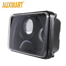 Auxmart " x 4" квадратная светодиодная фара 55 Вт 6000 К Высокий Низкий точечный луч лампы для FREIGHTLINER Peterbilt прямоугольный Kenworth