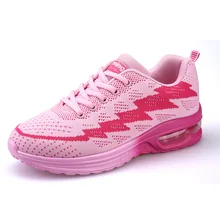 Woman Running Shoes Flywire Spring/Autumn Woman Sport Shoe Sneaker Blue/Pink Women Shoes Running Wearable Training Shoes Women