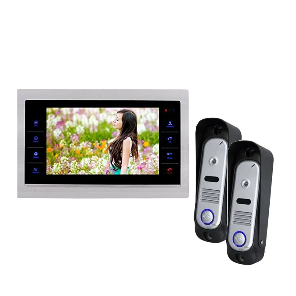 

Homefong HD Video Doorbell Door Phone Intercom 10inchViewer Phone Night Vision IP65 Rainproof 2V1 2 Outdoor Station Unit