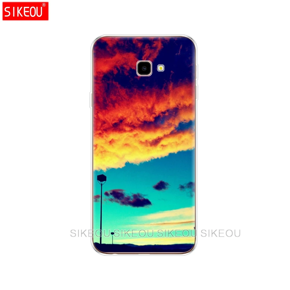 Силиконовый чехол для Samsung J4 Plus мягкий Prime Sm J415 прозрачный телефона|Бамперы| |